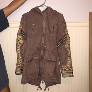 FREE PEOPLE HEAVY MILITARY JACKET